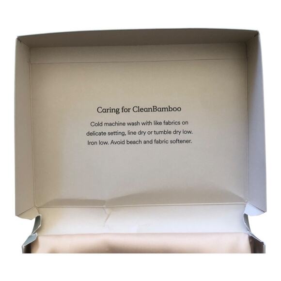 Ettitude NIB Silky Soft CleanBamboo™ Sateen Cami Oat Peachy Cream Large - Picture 11 of 16